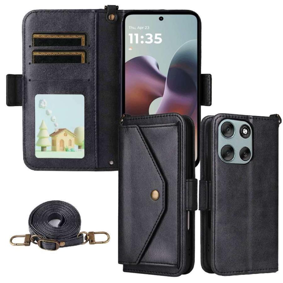 motorola moto g66j 5G / g56 5G用ケース 手帳型 ショルダー