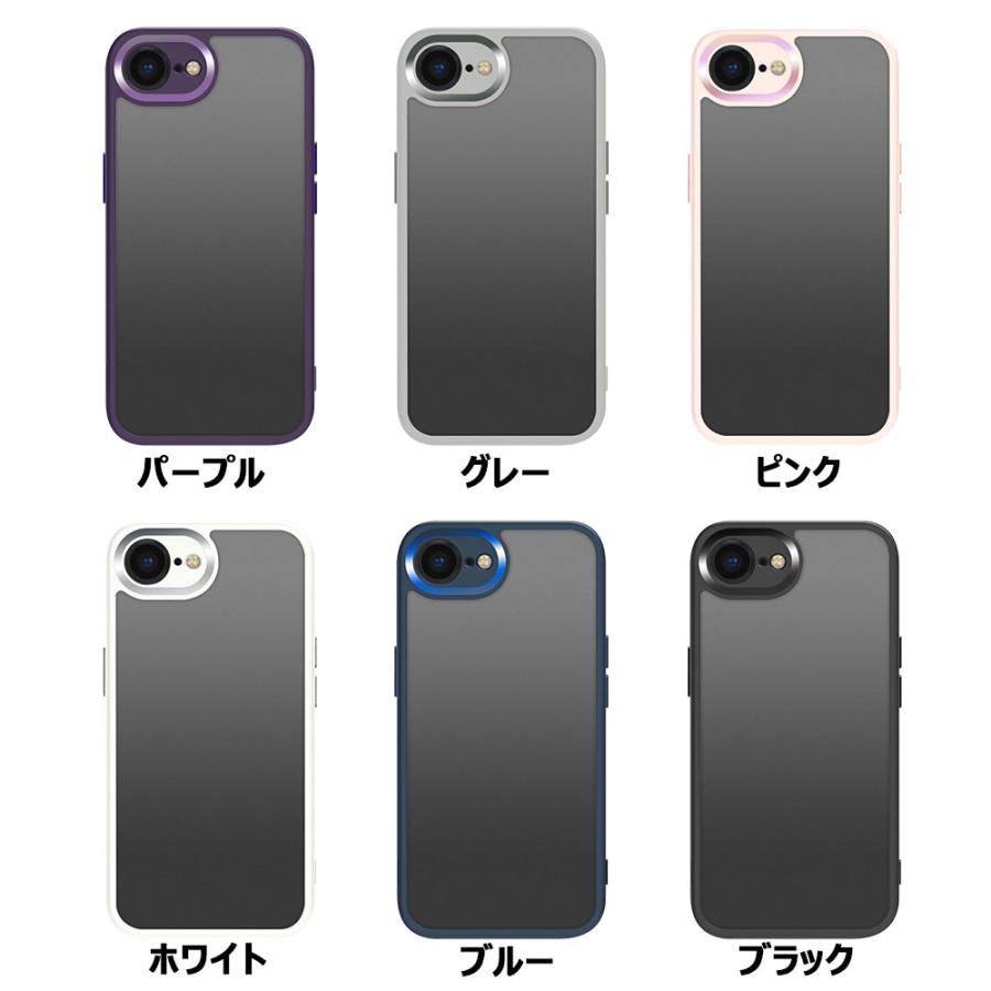 iPhone 17e / 16e iPhoneSE4 兼用 背面クリア保護ケース レンズ全面