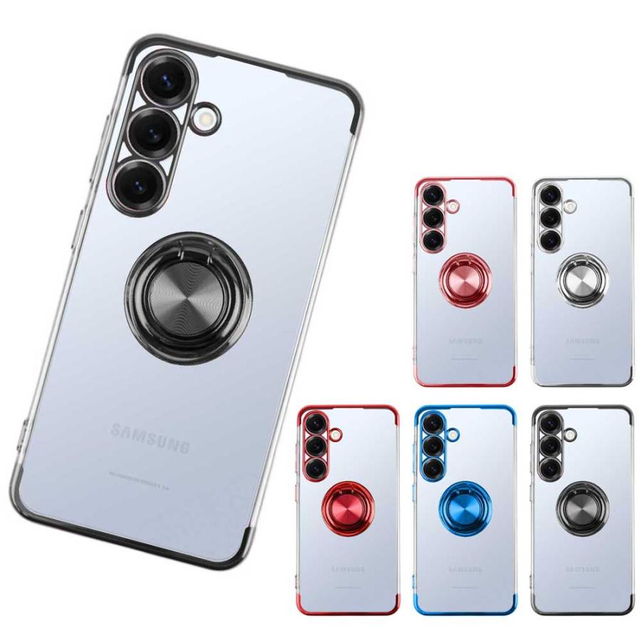 Galaxy S25 SC-51F / Ultra SC-52F ケース ソフトケース クリア リング