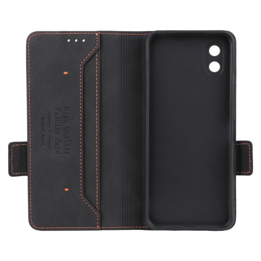 かんたんスマホ4 A402ZT スマホPUレザーカバー ケース 手帳型