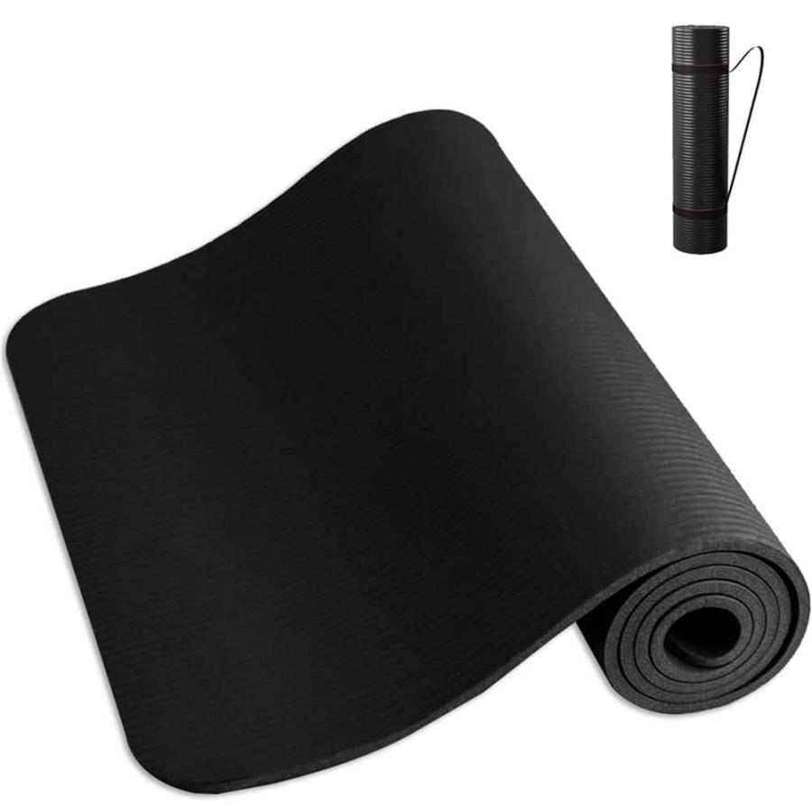BTY ヨガマット ヨガマット183x61x1cm 人気 折りたたみ 抗菌仕様 滑らない