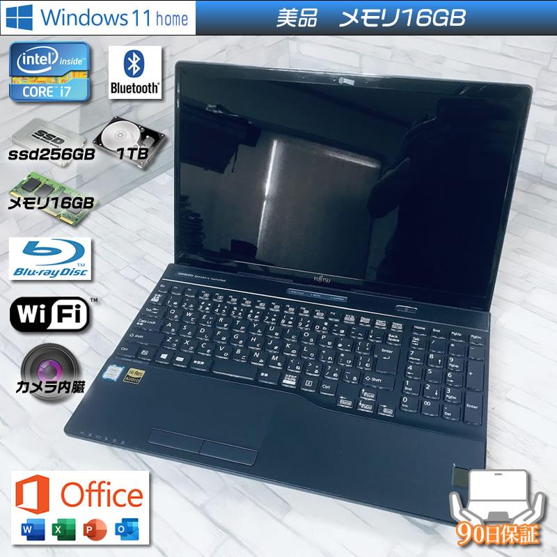 富士通 LIFEBOOK AH77/B3　 Corei7-8550U LIFEBOOK AH 富士通 AH77/B3 FMVA77B3LG Core i7-8550U 8GB