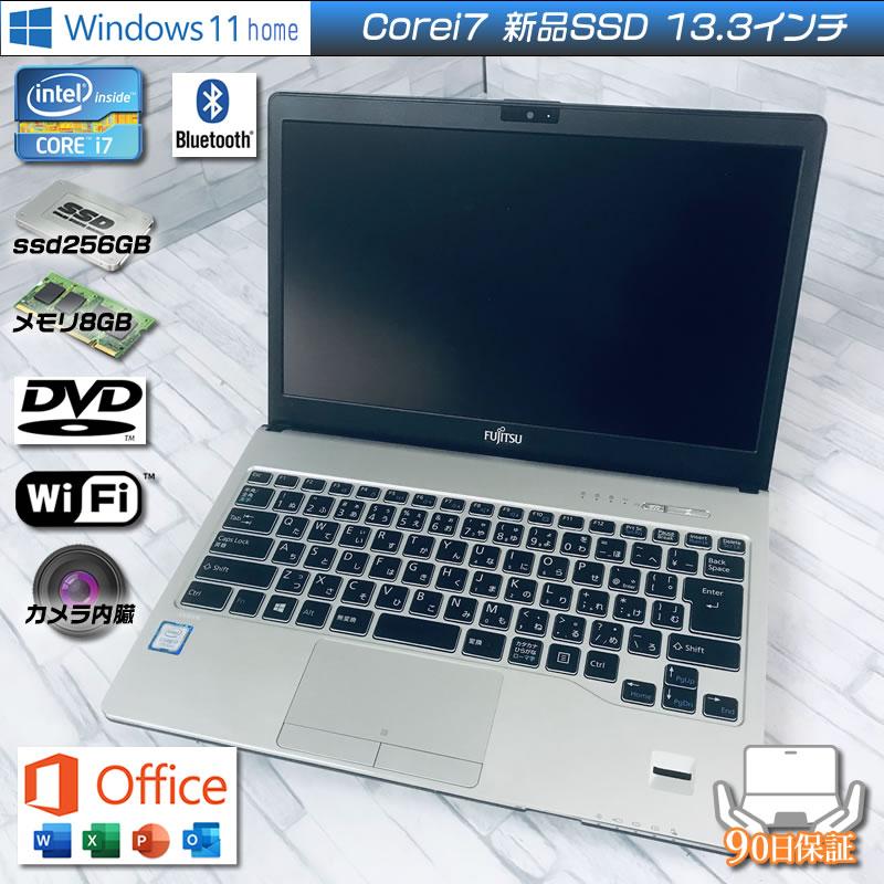 Windowsノート本体 LIFEBOOK WS1/B1 i7 RAM8G SSD256G Win11 LIFEBOOK SH Windows11 富士通Lifebook WS1/B1 Corei7 7500U
