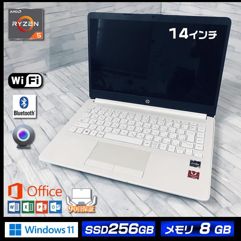 Windowsノート本体 hp 14s-dk0101AU AMD Ryzen5 3500U SSD Pavilion 15 Windows11 hp 14s-dk0101AU Ryzen5 3500U NVMessd256GB