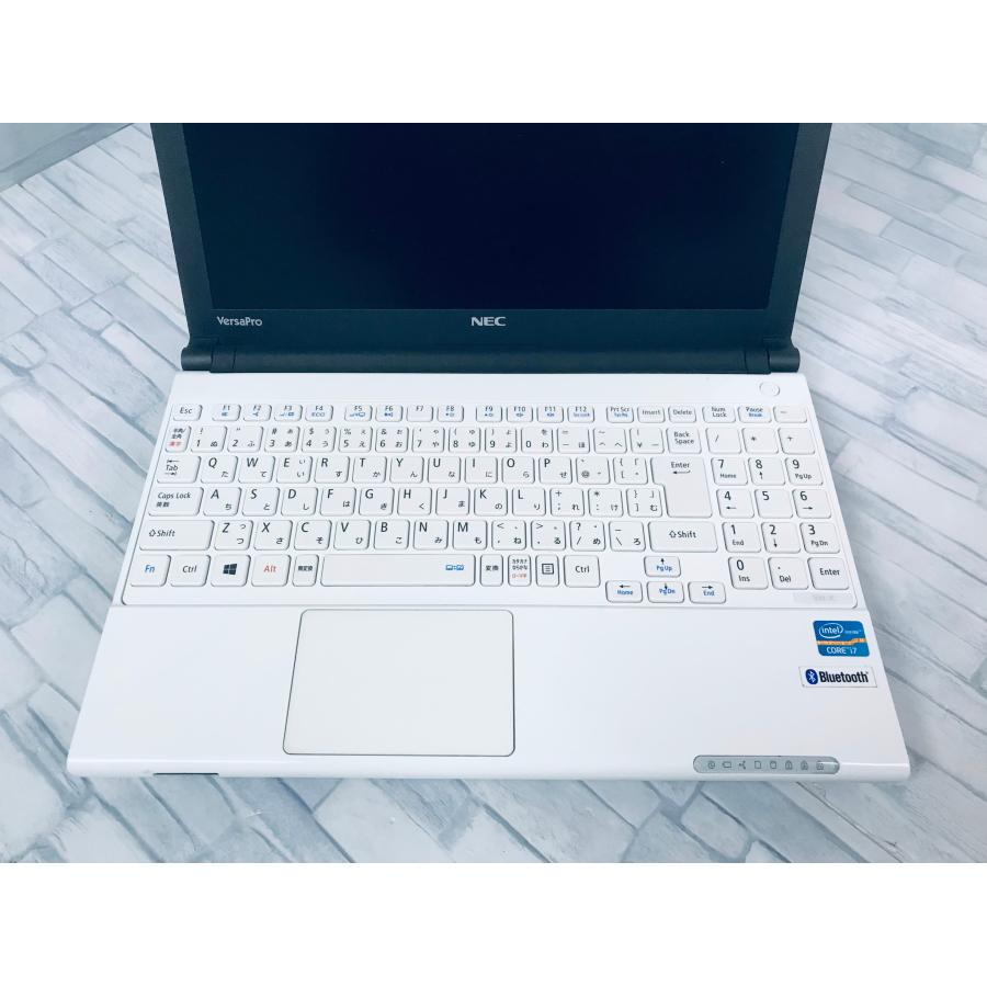 Windows11 NEC VersaPro VK20HH-X Corei7 3667U 新品ssd256GB メモリ8GB DVDマルチ office2019設定済み ホワイト　中古ノートパソコン｜pcatplus｜02