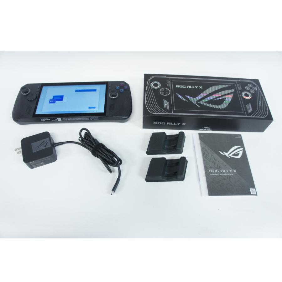 中古B] ASUS ROG Ally X RC72LA-Z1E24G1T ブラック (BT最大約88%) : PC