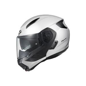 OGK Kabuto オージーケーカブト バイクヘルメット システム RYUKI ホワイトメタリック サイズXLの商品画像（Yahoo!ショッピング）