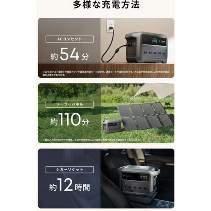 アンカー・ジャパン ANKER Solix C1000 Gen 2 A17635Z1 ダークグレー