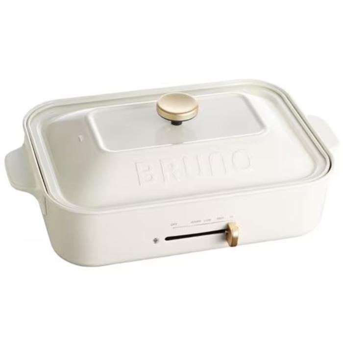 BRUNO ホットプレート BOE021-WH(ホワイト)の商品画像（Yahoo!ショッピング）