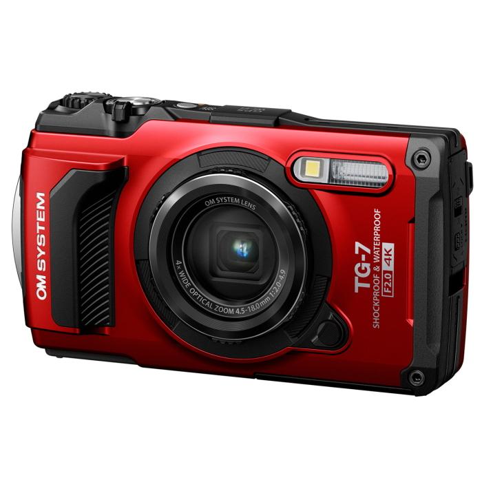 OM Digital Solutions(OMデジタルソリューションズ) OM SYSTEM Tough TG-7 [レッド]（Yahoo!・PCボンバー Yahoo!店）