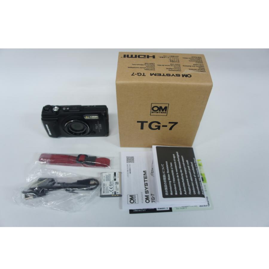 【中古】(オーエムシステム) OM SYSTEM TG-7 ブラック OM SYSTEM TOUGH TG-7 (BLACK)