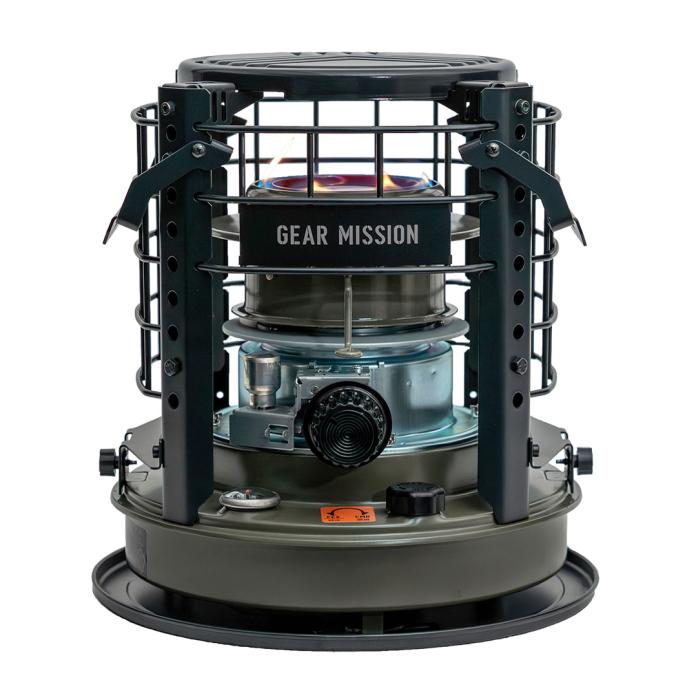 トヨトミギアミッション　K3-GM1オリーブグリーン トヨトミ GEAR MISSION K3-GM1(G) オリーブグリーン (煮炊き暖房兼用