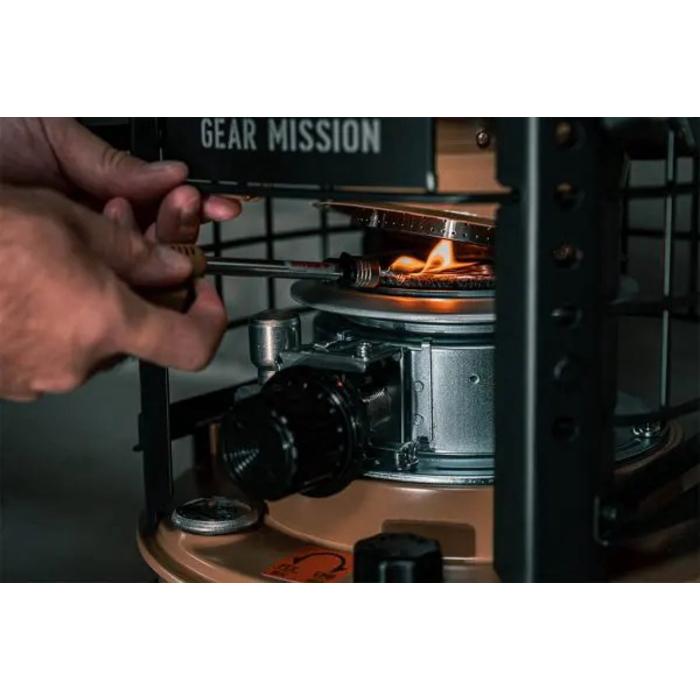 GEAR MISSION 灯油ストーブ k3-gm1オリーブグリーン トヨトミ GEAR MISSION K3-GM1(G) オリーブグリーン (煮炊き暖房兼用