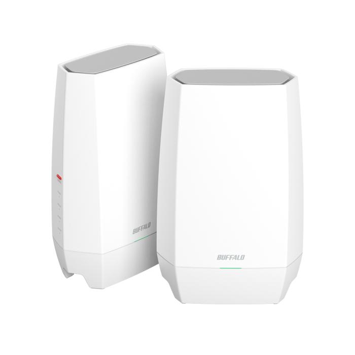 BUFFALO 無線ルーターAirStation WNR-5400XE6P/2S ホワイトの商品画像（Yahoo!ショッピング）