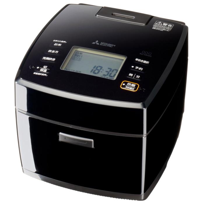 三菱電機 炊飯器 備長炭 炭炊釜 NJ-VS10G-B [黒曜]の商品画像（Yahoo!ショッピング）