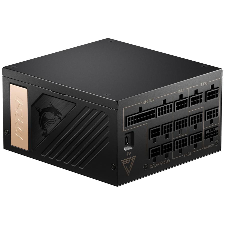 MSI MSI MEG Ai1300P PCIE5 PS1231 1300W PLATINUM 12VHPWRコネクタ