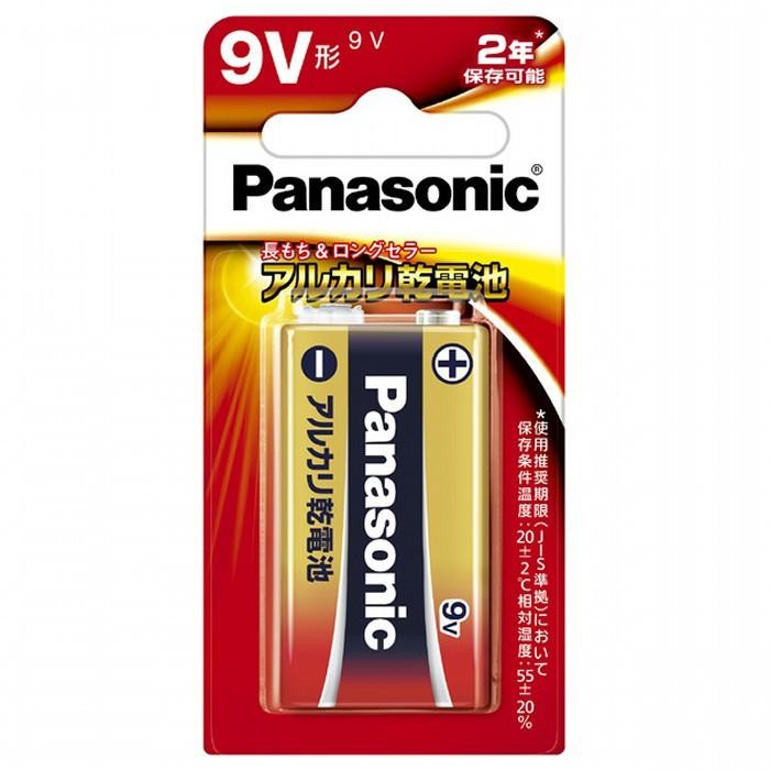 パナソニック アルカリ乾電池9V形 6LR61XJ/1B Panasonic　即納・送料無料｜pcfreak