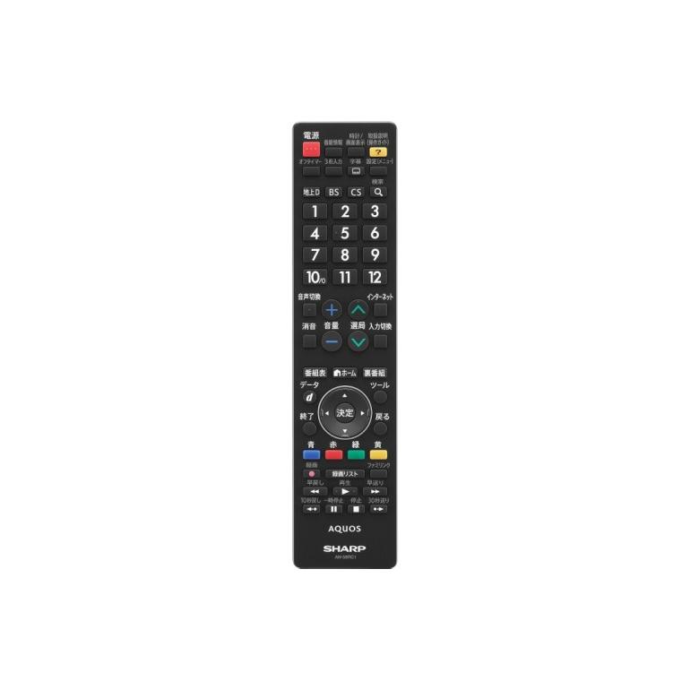 SHARP（シャープ） SHARP AQUOS純正リモコン AN-58RC1 テレビリモコン 