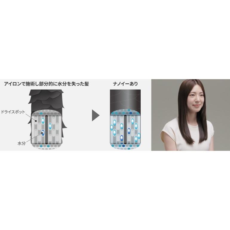Panasonic（パナソニック） ストレートアイロン ナノケア EH-HS0J-K 黒