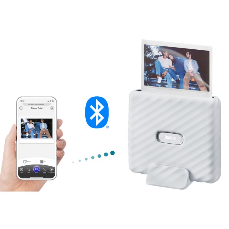 FUJIFILM instax Link WIDE Smartphone Printer チェキ INS LINK WIDE A WHITE アッシュホワイト 富士フイルム 　即納・送料無料_2