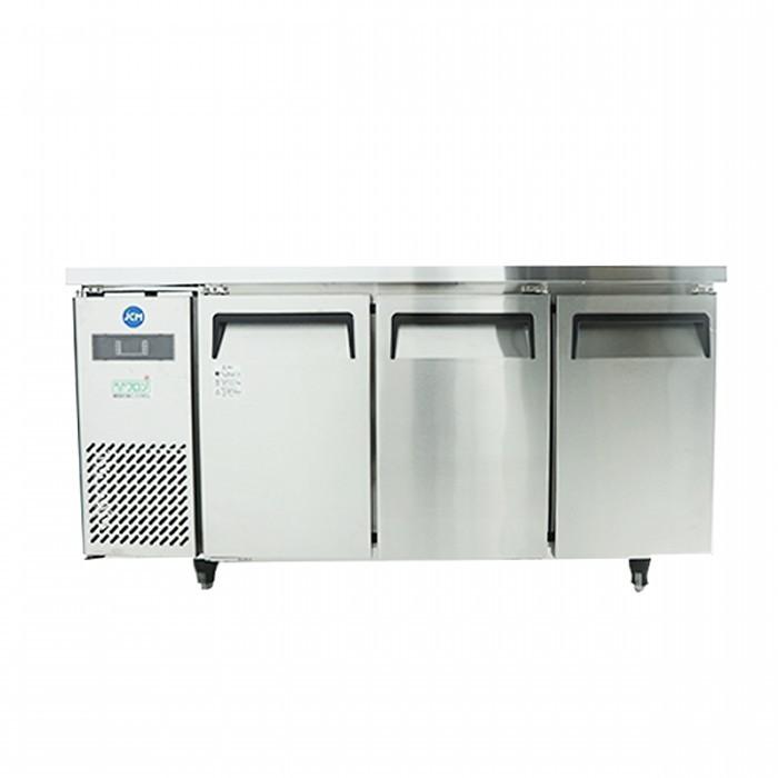 【業務用コールドテーブル冷蔵庫】　3ドア　JCMR-1545T JCM ヨコ型冷蔵庫 210L JCMR-1545T −2℃〜12℃ コールドテーブル