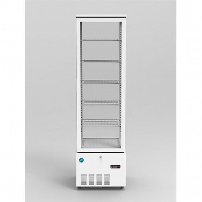JCM JCM 4面ガラス冷蔵ショーケース 片面扉 2℃〜12℃ 279L JCMS-290