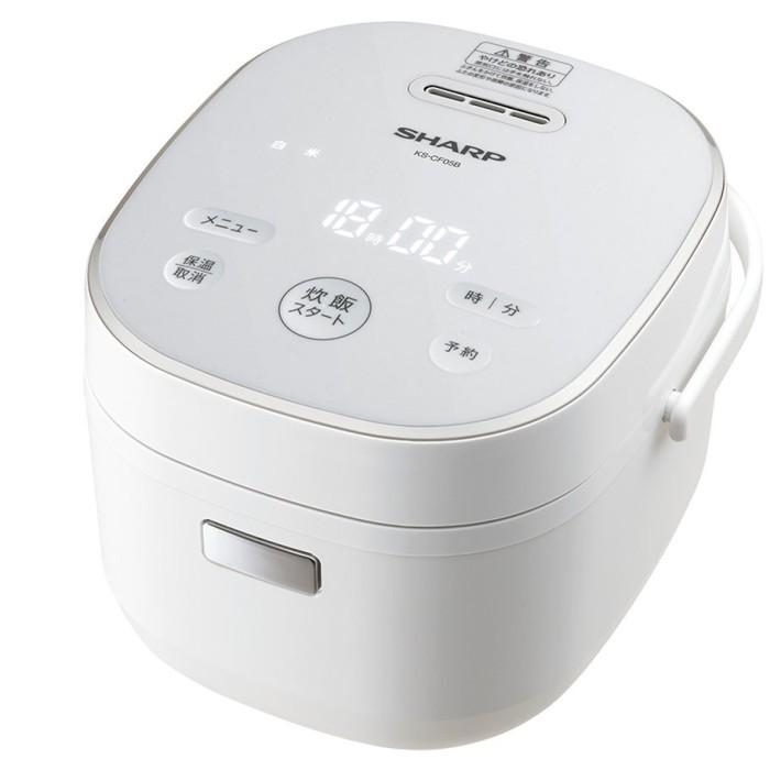 J2015 【リユースのサカイ柏店】 SHARP シャープ　3合炊きマイコン炊飯ジャー　KS-CF05B　ブラック　3合炊き　 2023年製　クリーニング済み　参考価格7,750円 ジャー炊飯器 ブラック系 KS-CF05E-B [3合 /マイコン] SHARP｜シャープ