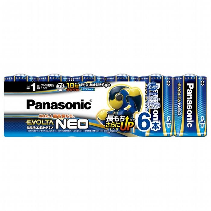 Panasonic（パナソニック） 乾電池エボルタネオ単1形6本パック LR20NJ