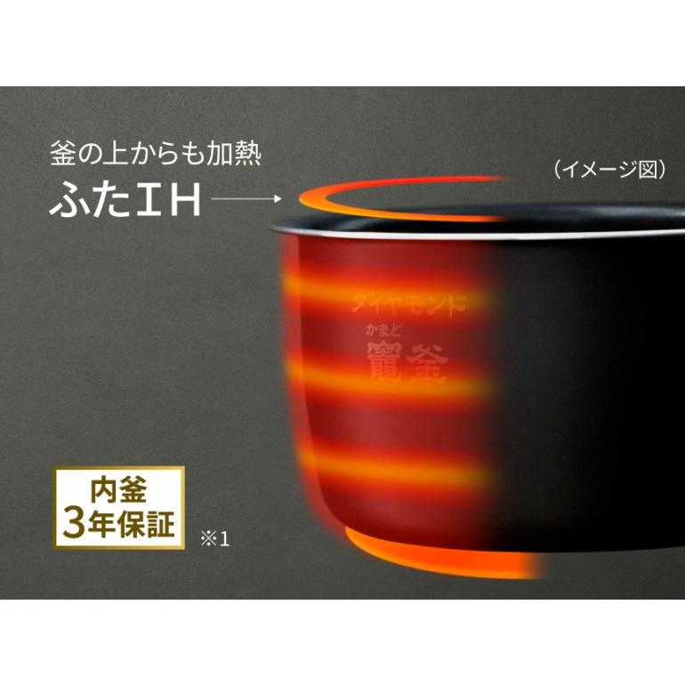 Panasonic（パナソニック） おどり炊き SR-M10B-W ホワイト 可変圧力IH