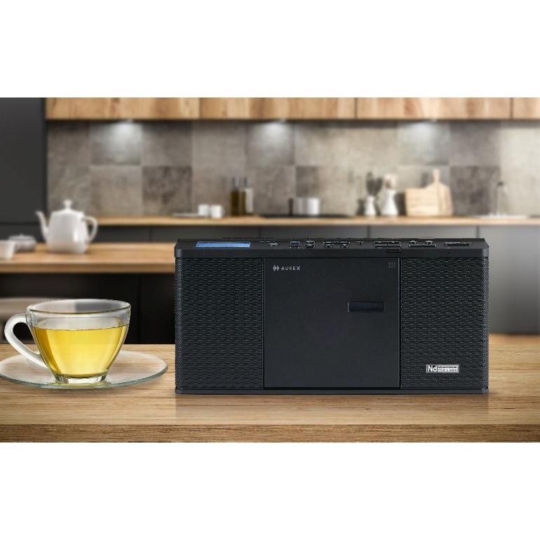 新品TY-ANX3-K ★東芝 TOSHIBA ★SD/USB/CD★Aurex Aurex TY-ANX3-K 東芝 SD／USB／CDラジオ ブラック AUREX ワイド