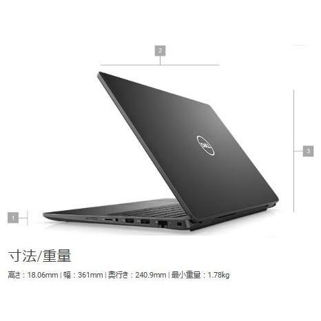 【Bランク品】美品 ノートパソコン Windows11 中古パソコン DELL 11世代 Core i5 メモリ 8GB 16GB M.2SSD256GB 新品office Latitude 3520 15.6 1467 | Latitude（Dell） | 08