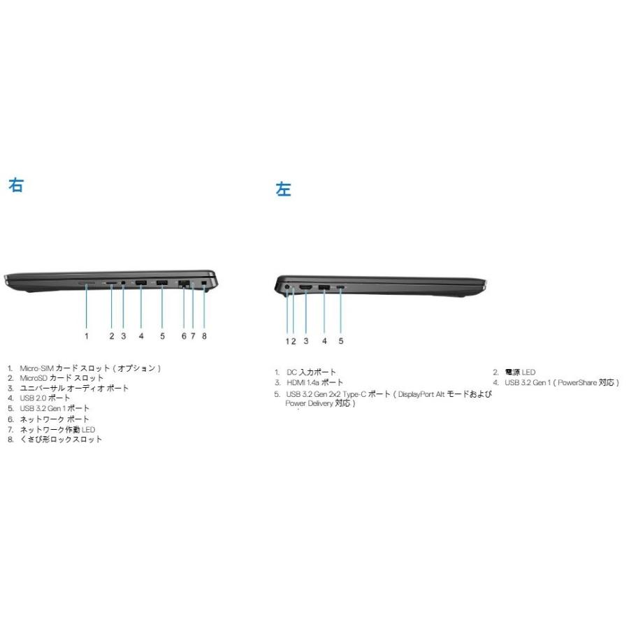 【Bランク品】美品 ノートパソコン Windows11 中古パソコン DELL 11世代 Core i5 メモリ 8GB 16GB M.2SSD256GB 新品office Latitude 3520 15.6 1467 | Latitude（Dell） | 04