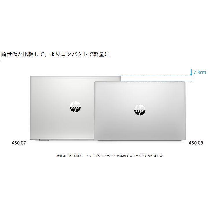 薄型 ノートパソコン Windows11 中古パソコン HP 11世代 Core i5 メモリ16GB M.2SSD512GB 新品office Probook 450 G8 PC 15.6 d034 | ProBook 450 | 12