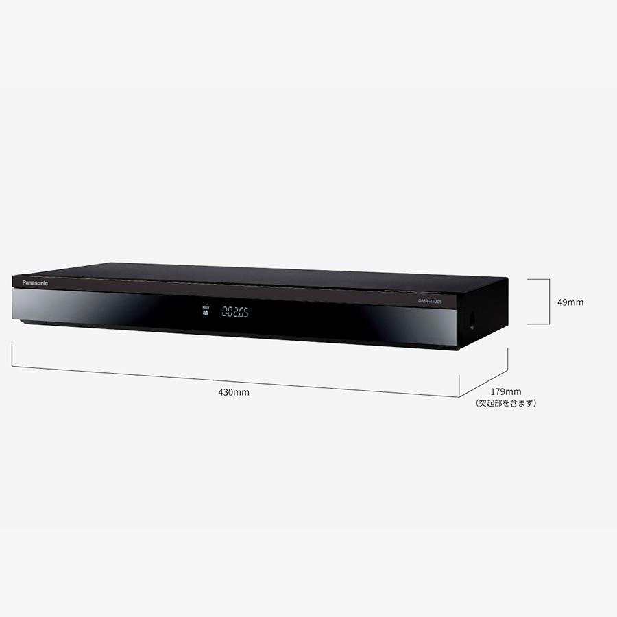 【新品.未開封品】Panasonic DMR-4T205 ブルーレイレコーダー DIGA 無料の5年保証付 Panasonic DMR-4T203 4Kチューナー内蔵 BD レコーダー