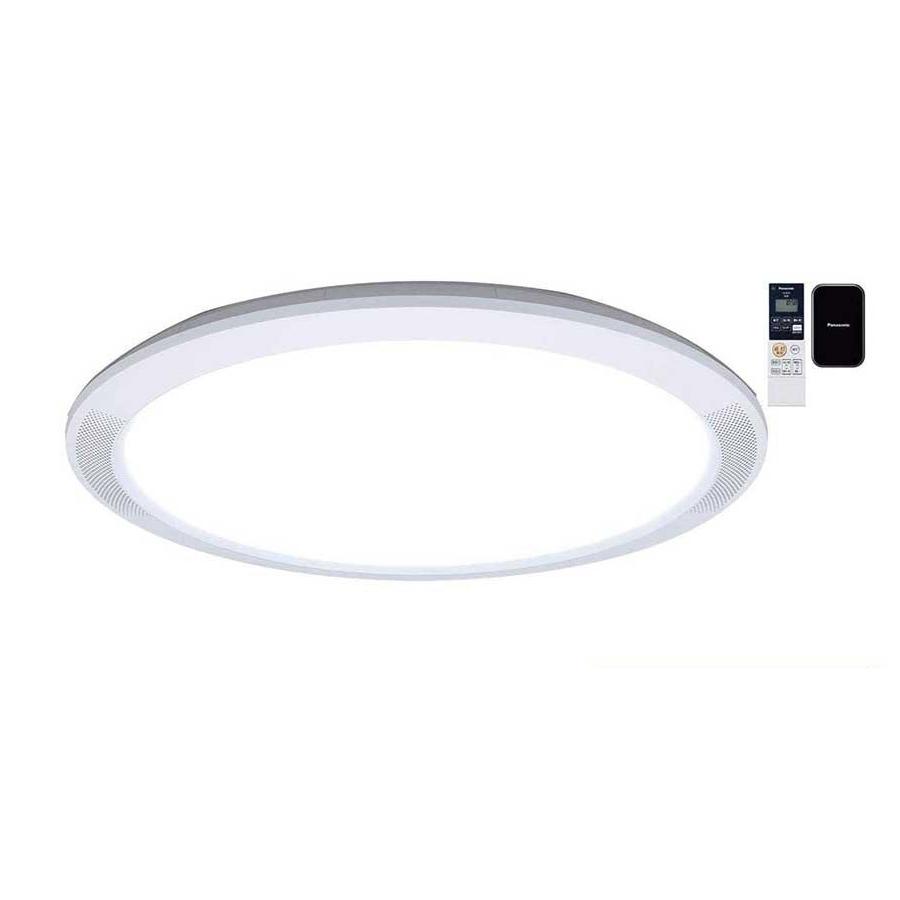 パナソニック シーリングライト 12畳 丸型 照明器具 HH-CF1204A 照明 Bluetooth スピーカー搭載 AIR THE SOUND Panasonic アウトレット 中古 美品 Cランクの画像
