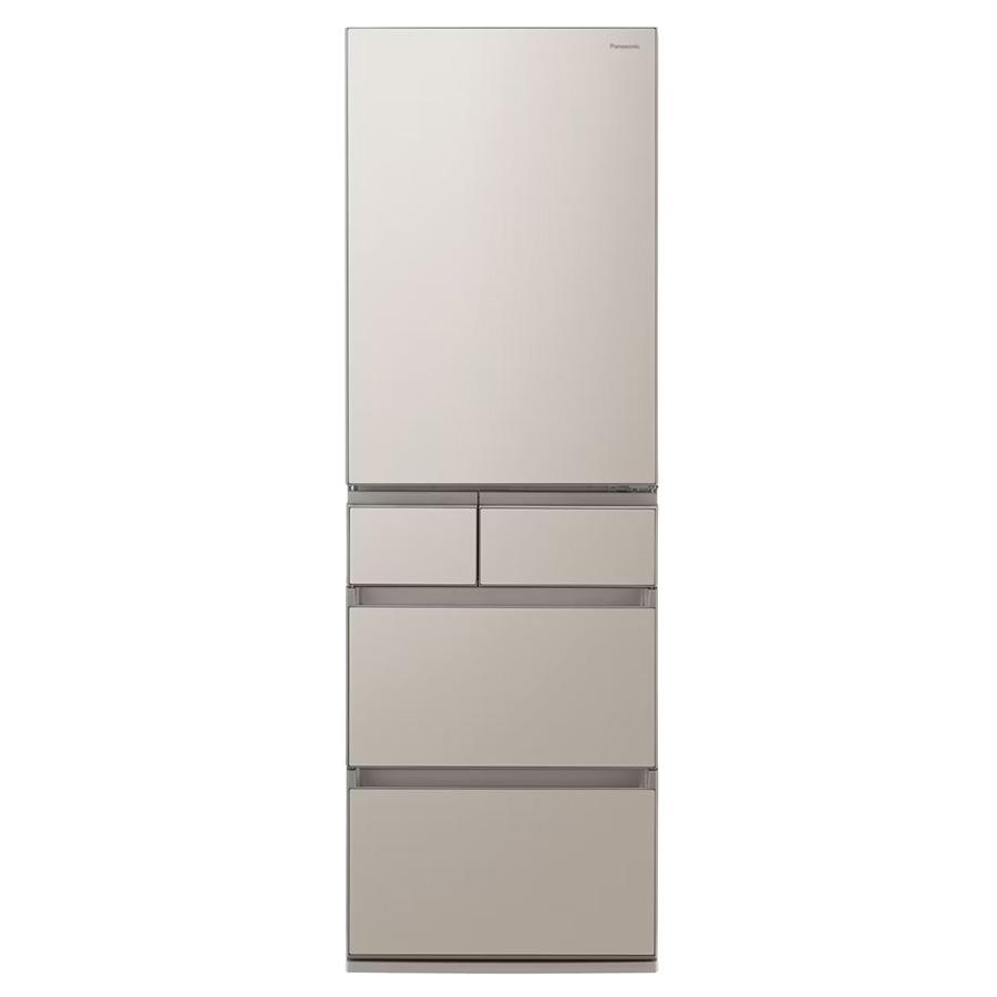 パナソニック 冷蔵庫 450L 右開き 5ドア ファミリー Panasonic NR-E45PX1-N スリム 自動製氷 ナノイーX 2024年 家電 新品同様 整備品 美品 Aランクの画像