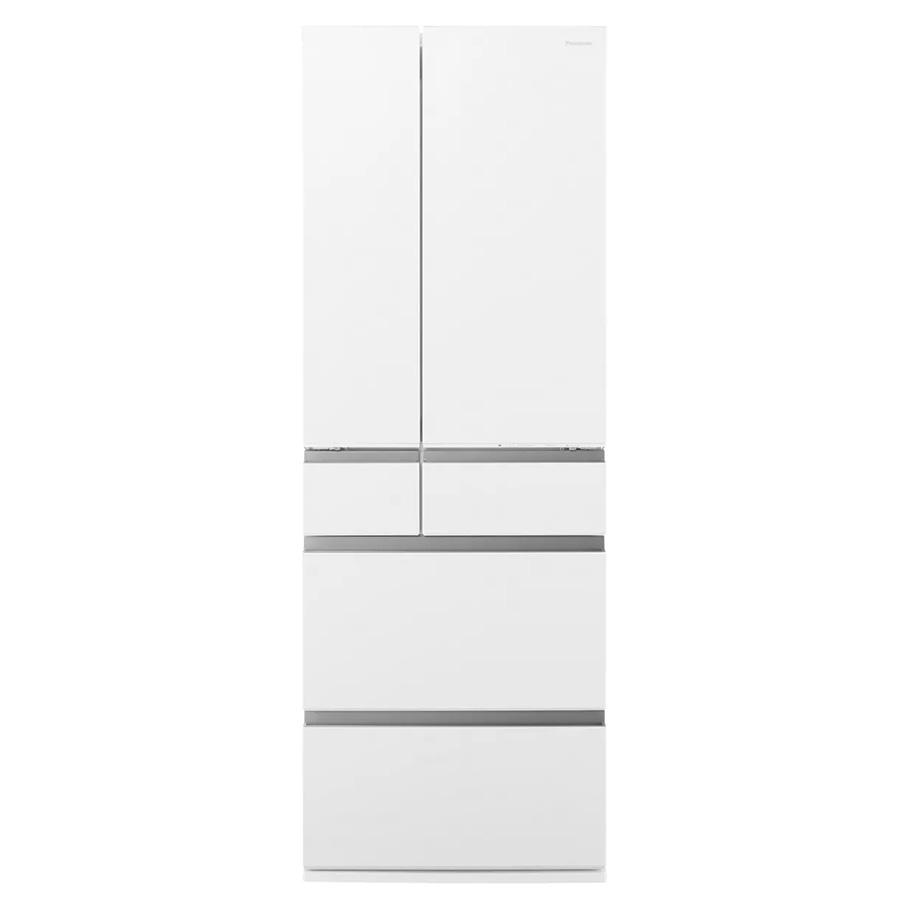 パナソニック 冷蔵庫 525L 両開き 6ドア ファミリー Panasonic NR-F53HV1-W フレンチドア 観音開き  大容量 真ん中野菜室 2024年 新品同様 整備品 美品 Aランクの画像
