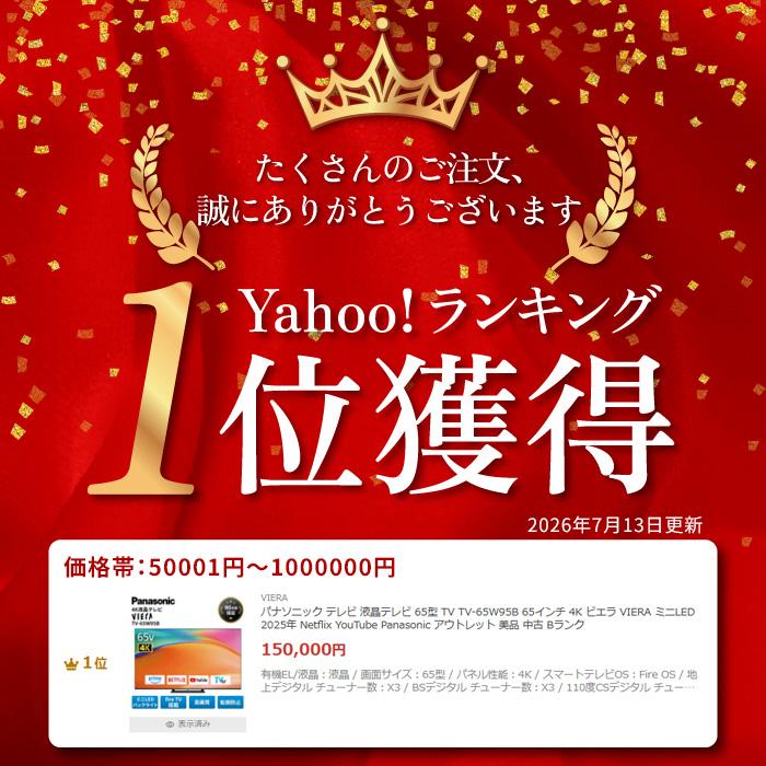 VIERA パナソニック テレビ 液晶テレビ 65型 TV TV-65W95B 65インチ 4K