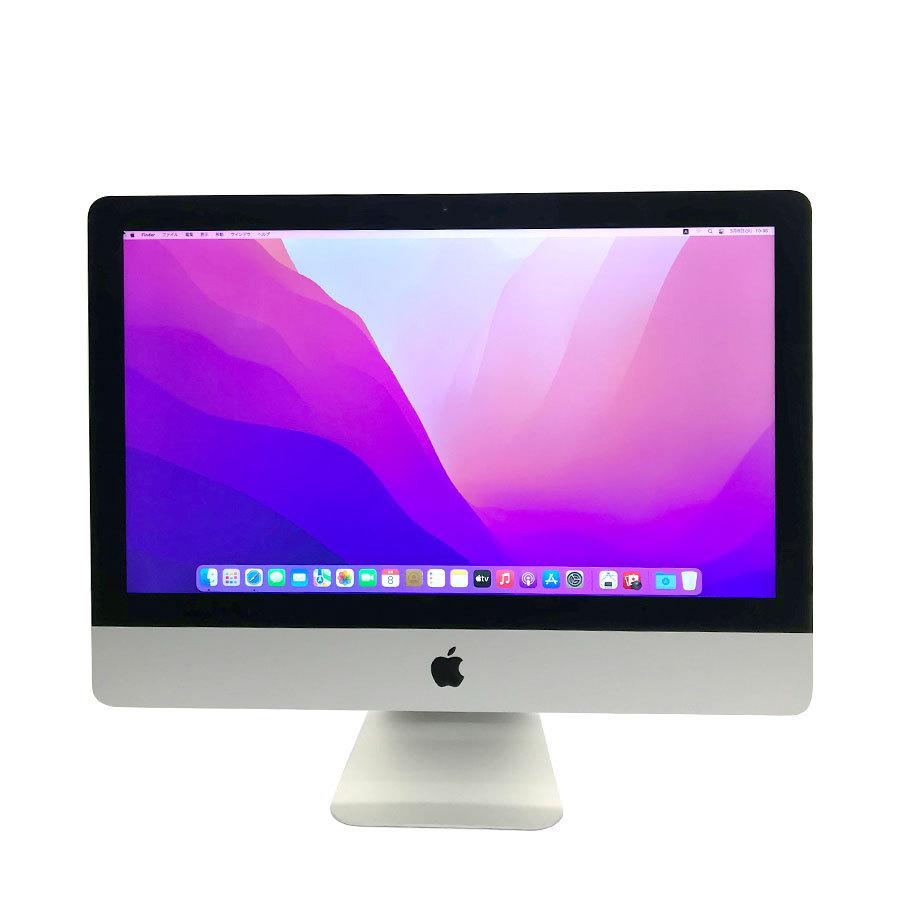 Apple iMac18,1 (21.5-inch, 2017)MMQA2J/A MacOS 12.2.1 Intel Core i5 2.3GHz 2コア Intel Iris Plus Graphics 640 メモリ8GB HDD1TB アップル 中古PC Bランク｜pcjungle｜02