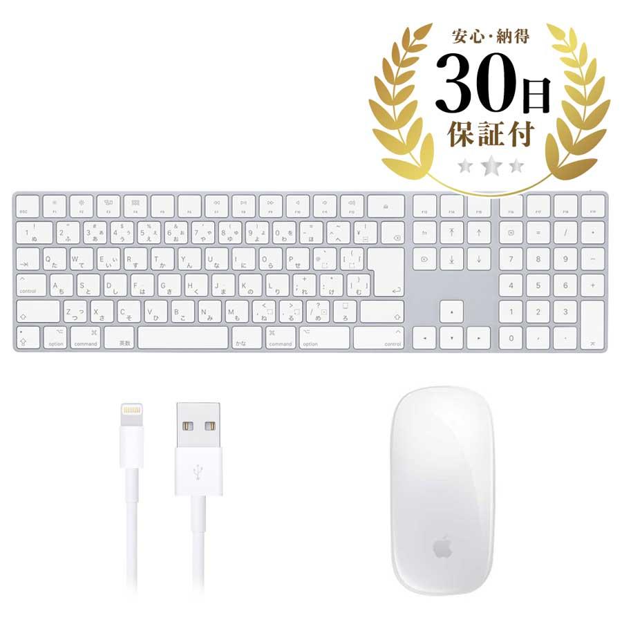 【純正品】 Apple MagicKeyboard テンキー付 と Magic Mouse セット Lightning-USBケーブル付 ホワイト  Macモデル用 Bランク : option-apple-kbs-a1843-wh : PCジャングル - 通販 - Yahoo!ショッピング