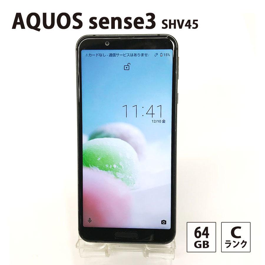 美品 Shv45 Aquos Sense3 ブラック スマートフォン 携帯 Cjip Jatengprov Go Id