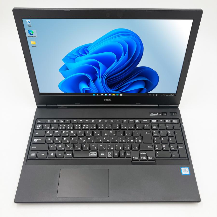 ノートパソコン 中古 microsoft Office付き Windows11 Pro NEC VersaPro VKT16XZG5 Corei5 16GB 15.6型 中古パソコンの画像