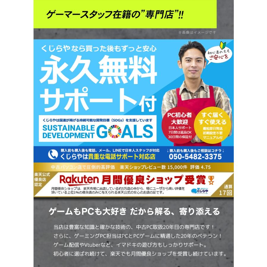 デスクトップパソコン 中古 Office付き Windows11 くじらや 店長
