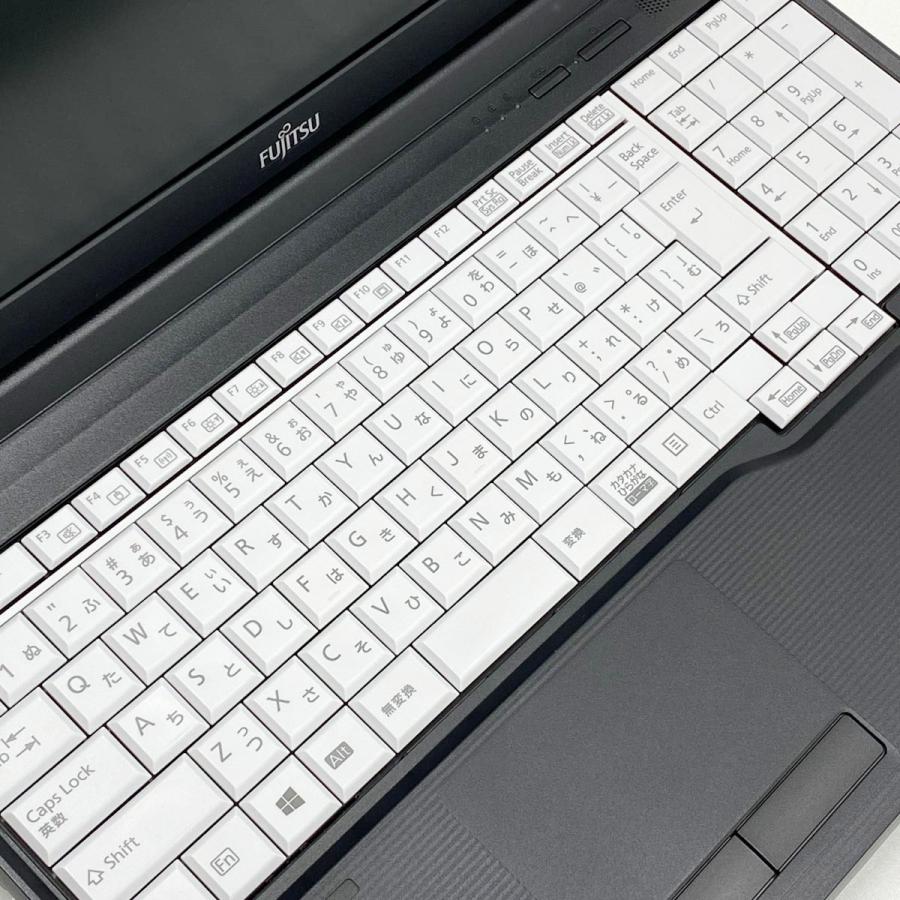 ノートパソコン 中古 microsoft Office 2024 付き Windows11 Pro 富士通 LIFEBOOK A7511/G Corei5 16GB 15.6型 中古パソコンの画像