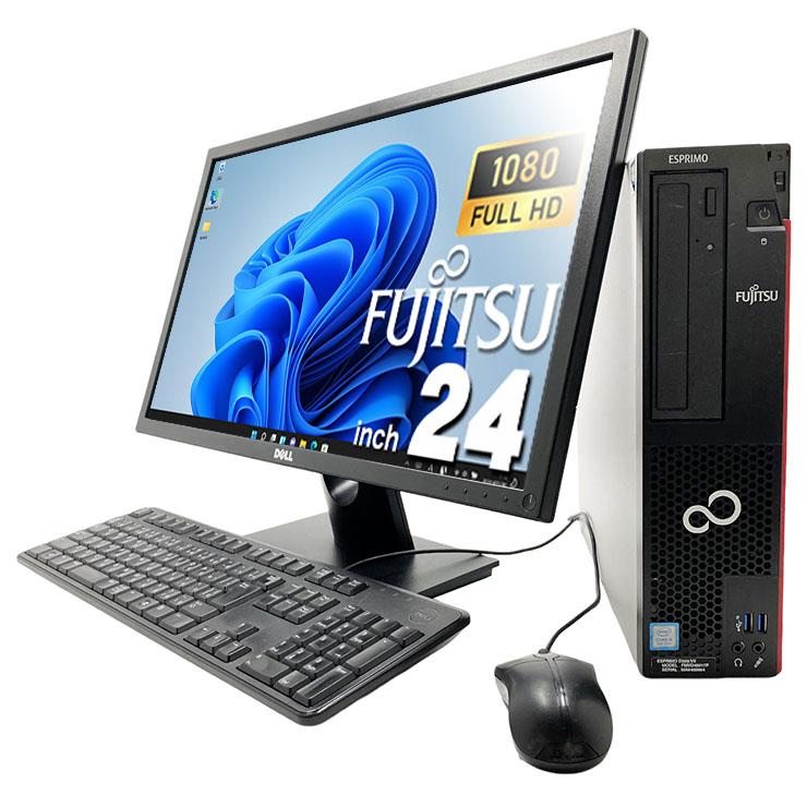 FMV-ESPRIMO デスクトップパソコン 中古 Office付き Windows11 Pro