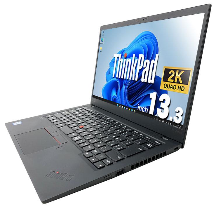 ノートパソコン 中古 Office付き Windows11 Home Lenovo ThinkPad X1 Carbon Gen7 Corei7 16GB 13.3型 中古パソコンの画像
