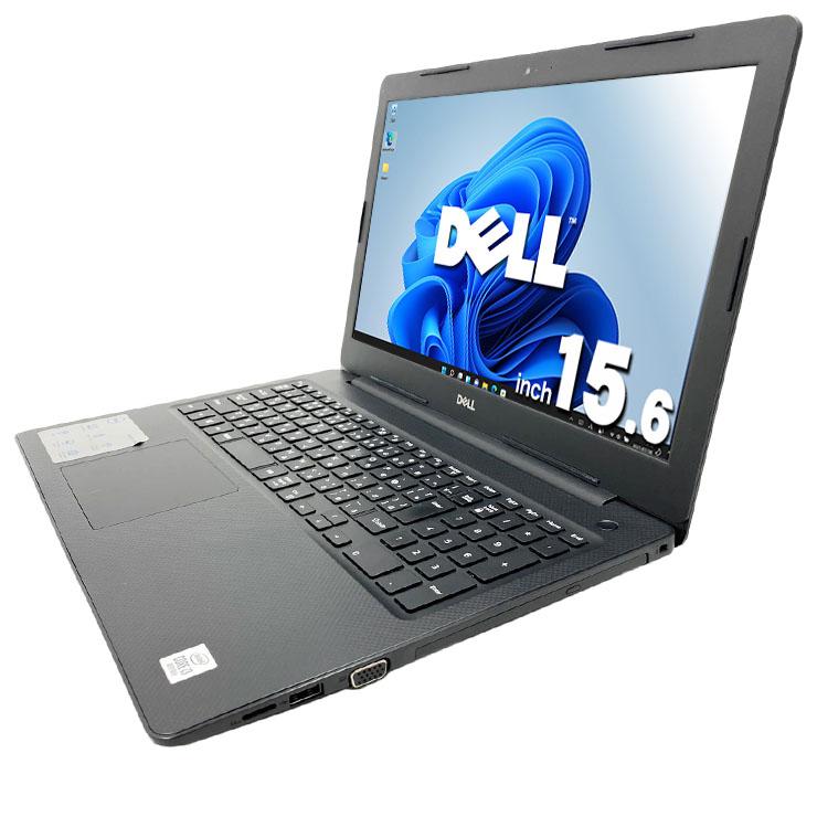 中古良品ノートパソコン Windows11+office 爆速SSD256GB+HDD1TB DELL VOSTRO3590 core i3-10110U/メモリ8GB/15.6インチ/カメラ/DVDマルチ Vostro 薄型 大画面 中古ノートパソコン Microsoft Office付き DELL