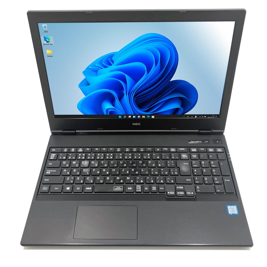 ノートパソコン 中古 Office付き Windows11 Pro NEC VersaPro VKT16XZG5 Corei5 8GB 15.6型 中古パソコンの画像