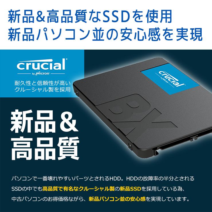 NEC 迷ったらコレ! ノートパソコン 中古 Office付き Windows11新品SSD