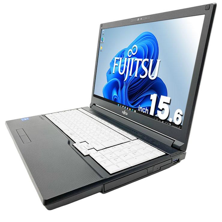 ノートパソコン 中古 Office付き Windows11 Pro 富士通 LIFEBOOK A5511/HX Corei3 16GB 15.6型 中古パソコンの画像
